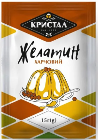 Желатин харчовий Кристал 15г